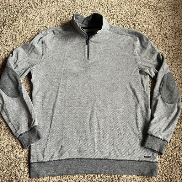 Rodd & Gunn Q-Zip Pullover Sweater Sweatshirt XL Sports Fit Gray - Picture 4 of 8